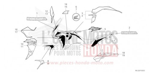 MARQUE/RAYURE (4) CRF1100A4P de 2023
